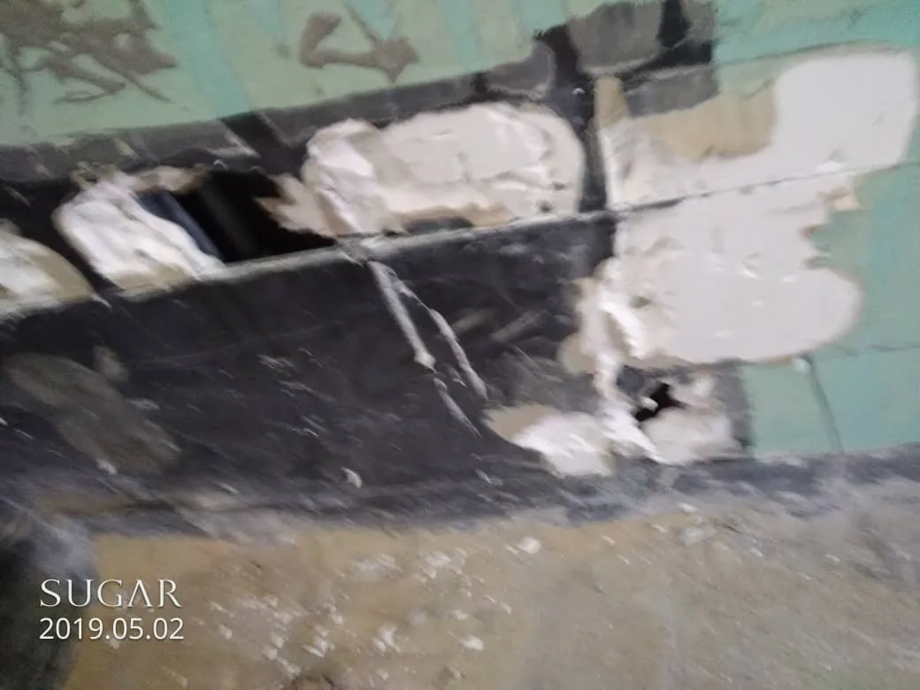 معالجة التشققات والرطوبة